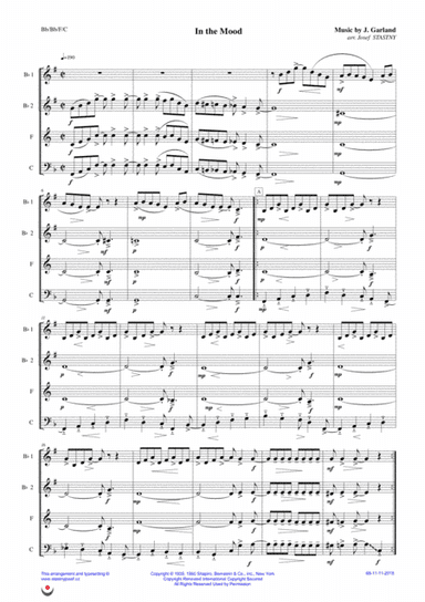 In The Mood (arr. Josef STASTNY)