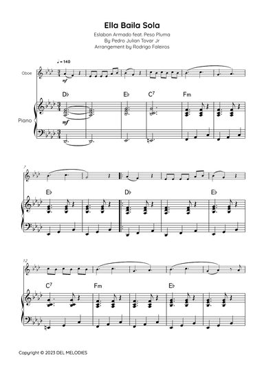 Ella Baila Sola (arr. Rodrigo Faleiros)