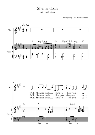 Shenandoah (arr. Davi Rocha Campos)