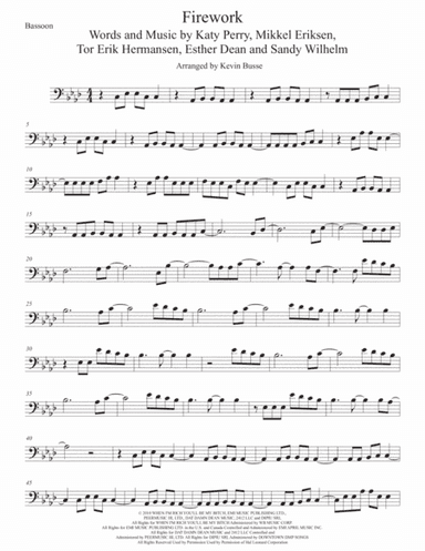 Firework (arr. Kevin Busse)