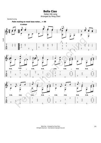 Bella Ciao (arr. Peng Chen)