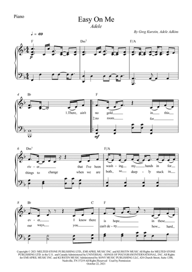 Easy On Me (arr. Wesley S. SIlva)