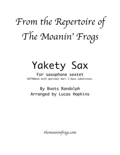 Yakety Sax (arr. Lucas Hopkins)